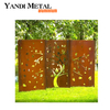 Custom aluminum laser cutting outdoor screen metal fence panel 6000 series aluminum laser cutting screen