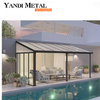 Luxury terrace waterproof hardtop gazebos Garden gazebos Aluminum outdoor hardtop louvered gazebos