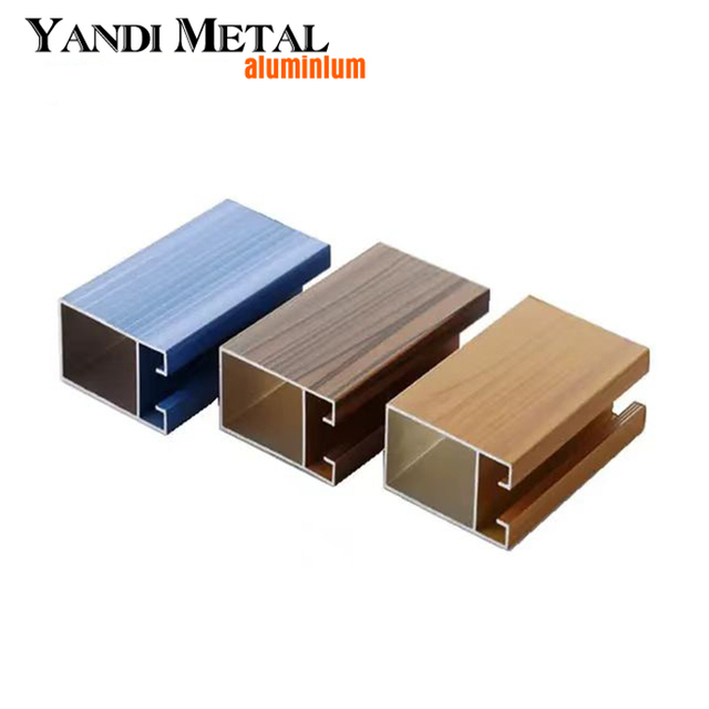 Custom surface treatment aluminum extruded blank frame profiles Aluminum extruded profiles