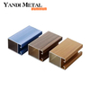 Building materials for industrial building insulation aluminum extruded profiles anodized silver frames