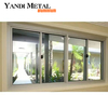 Aluminum casement Windows for apartments and hotels Tempered glass Windows Aluminum window frame folding Windows