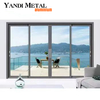 Modern safety and security design of top class villa houses with hot break aluminum sliding doors