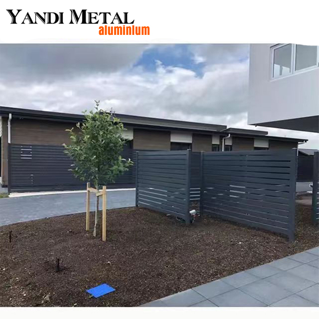 High quality new design aluminum fence panels decorate the garden gate metal balcony aluminum fence