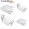Anodized matte silver white die casting process aluminum frames used for led advertising signs display screen frame