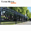 New arrival factory direct aluminum plate fence post white black villa backyard picket security aluminum fence