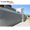 High quality decorated garden patio house fence Semi-or full privacy blade fence