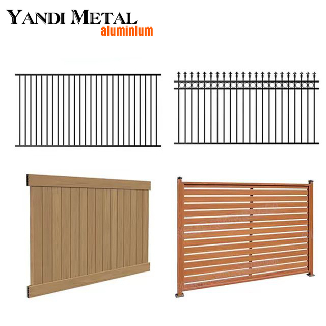 High quality decorative wood plastic composite wood plastic home garden garden fence board