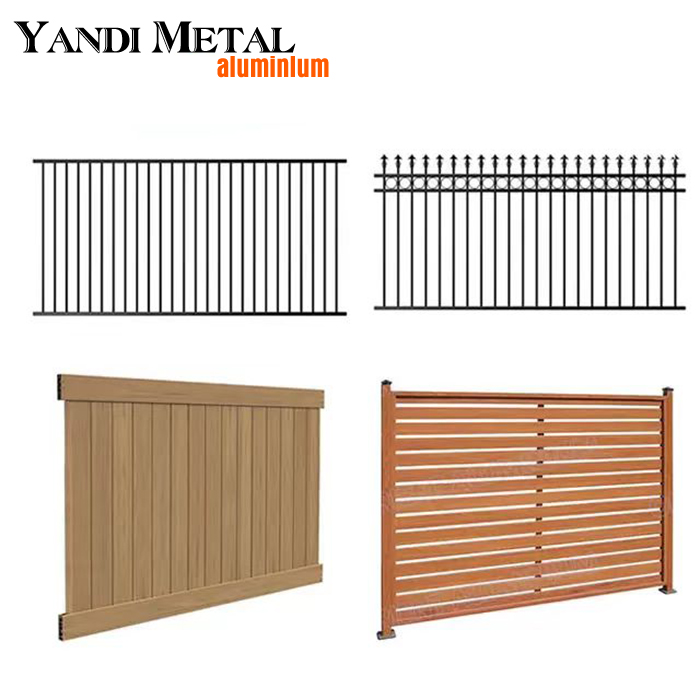 High quality decorative wood plastic composite wood plastic home garden garden fence board