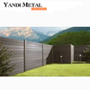 Aluminum hot sale house farm garden gate decorated with wooden aluminum fence