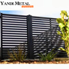 Aluminum Privacy fence Commercial modern garden fence outdoor from Yandi factory, durable quality