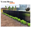 Architectural style aluminum blade fence Privacy protection panel protection railing security fence
