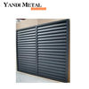 Aluminum fence Metal residential boundary horizontal slats Aluminum louver fence High security fence panel white black