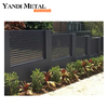 High quality level slatted pool fence Security privacy Aluminum alloy metal fence Blind fence