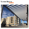 Custom louver roof pergola garden canopy Outdoor pergola Electric aluminum pergola