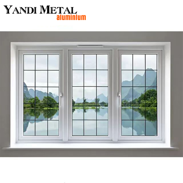 Modern style house Windows Double glazing simple design aluminum sliding window