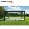 Electric waterproof aluminum patio with pergola Outdoor garden gazebo Shutters Aluminum pergola