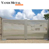 Modern front entrance alloy folding sliding aluminum doors for frameless and sliding door profiles