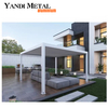 Modern waterproof bioclimatic pergola system 3×3 3×4 4×6 pergola outdoor aluminum electric louver roof pergola